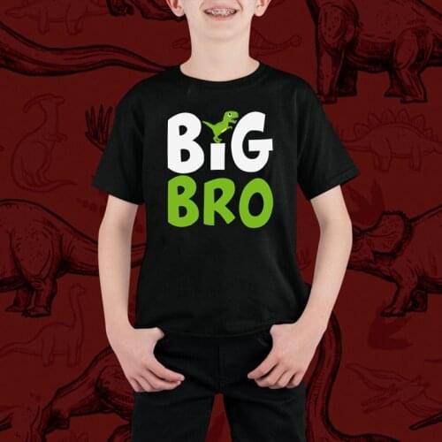 Soon to become Big brother 2022 Dinosaur Shirt Announcement t-Shirt Funny dinosaurs boys top Kids Clothes Dinosaur gift