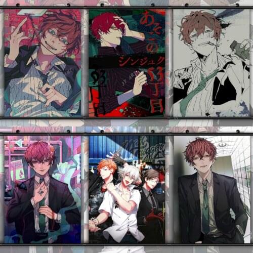Hypnosis Mic -Division Rap Battle Kannonzaka Doppo Canvas Painting Poster Nordic Style Print Wall Art Picture Home Gallery Decor