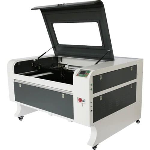 CO2 Laser Engraver TS1060 100W EFR F2 Laser cutting machine ruida system with fence blade table