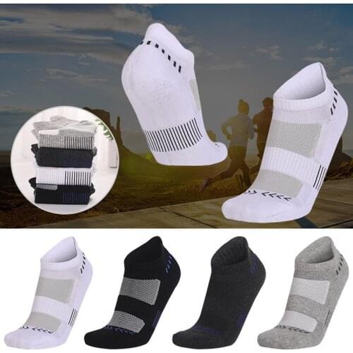 Men Running Ankle Socks Basketball Breathable Sport Cycling Walking Women Outdoor Quick Dry Comfort Cotton Athletic Sweat Sock