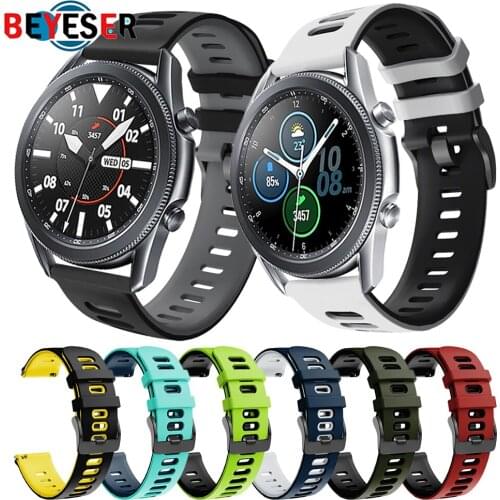 Soft Silicone Strap For Samsung Galaxy Watch3 41mm Smart watch Sport bracelet For Galaxy Watch 3 45mm Wrist Strap Accessories