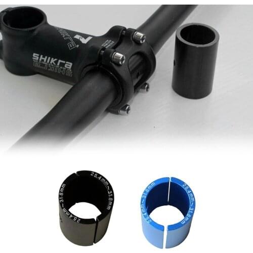 New Bicycle Handlebar Bar Shim Spacer Stem Reducer 25.4mm To 31.8mm Quickly Install Aluminum Alloy Handlebar Gasket