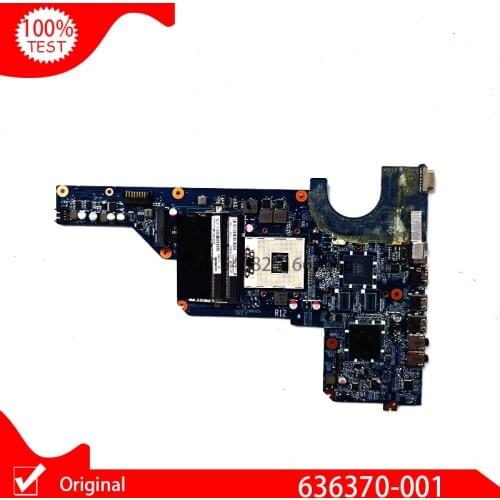 Original 636370-001 636370-501 For HP Pavilion G4 G6 G4-1000 G6-1000 Notebook Mainboard DA0R12MB6E0 DA0R12MB6E1 R12 HM55 DDR3