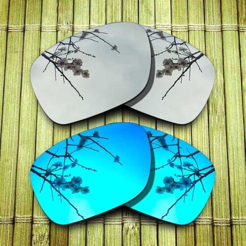 Polarized Replacement Lense For-Oakley TURBINE Sunglasses Frame - Chrome & Blue Combine Options
