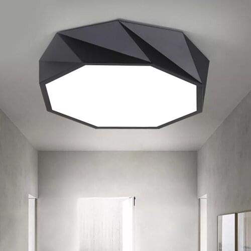 HAWBOIRRY LED Ceiling Light Modern Lamp Living Room Lighting Fixture Bedroom Kitchen Surface Mount Flush Panel Remote Control