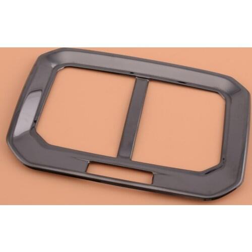 Titanium Black Inner Rear Armrest Box Air Vent Outlet Trim Frame Cover Fit For VW Tiguan MK2 2016 2017 2018