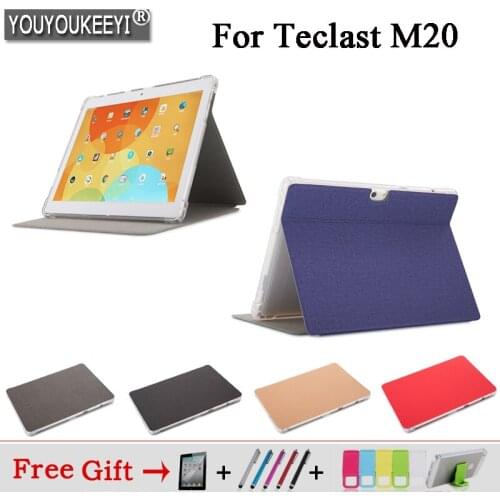 High quality Business Pu Protective Case Stand Cover For Teclast M20 10.1inch Tablet+protector film+Stylus as gifts