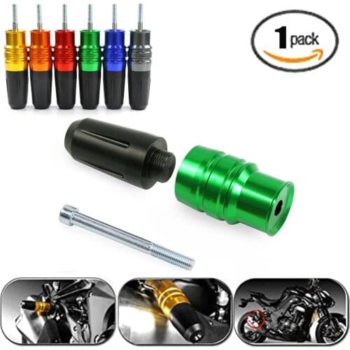 Exhaust Slider Crash Protector Pad For Kawasaki NINJA 250R 300 400 650R 1000 ZX10R ER6N Z750 Z800 Z900 ER6F Z1000/SX ZX14R ZX-6R