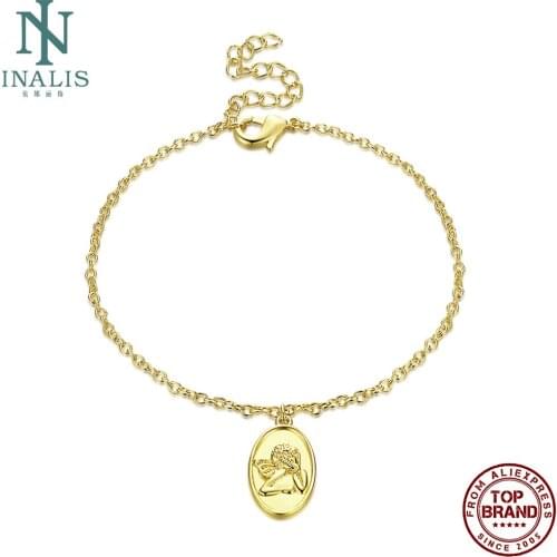 INALIS Gold Color Women Bracelet Exquisite Egg Shape Creativity Design Bracelets Best Selling Jewelry Party Gift For Girlfriend