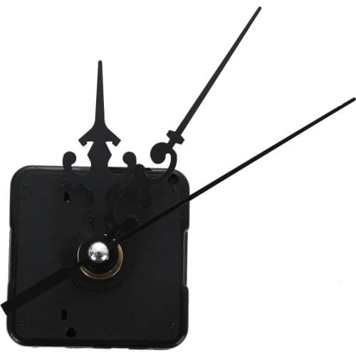 1pcs DIY Clock Mechanism Metal Texture Creative Wall Clock Retro Classic Wall Clock movement Accessories Black Repair tool parts