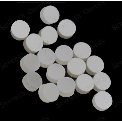 100pcs White Guitar Dots White Mother of Pearl Shell Fingerboard Dots With Inlay for Guitars Ukuleles Mandolin Fingerboard 2.5mm