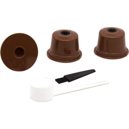 3x Reusable Coffee Capsules for Coffee Food Grade Plastic