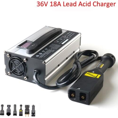 900W 36V 18A Lead acid Battery charger 36 Volt 15A 20A Crowsfoot Style Connector Output 44.1V for 36V Golf cart EZ GO charger