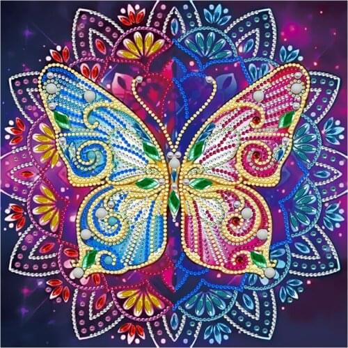 5D Luminous Diamond Painting Special Shaped Rhinestone DIY Diamond Mosaic Embroidery Cross Stitch Butterfly Art Home Decor