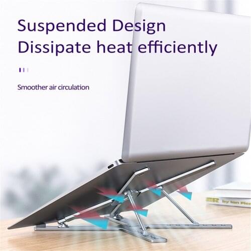 Aluminum Stand Folding Bracket Cooling Portable Base for Notebook Laptop Accessories
