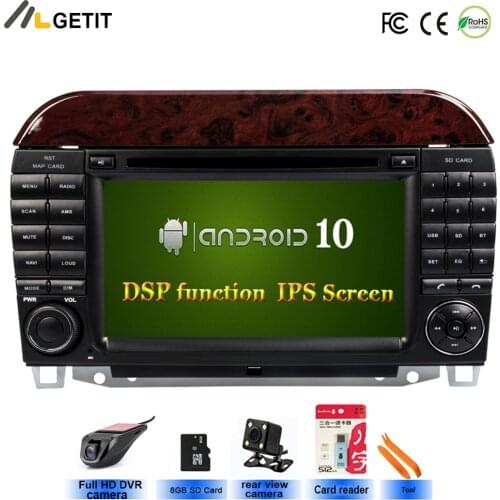 Android 10 Car DVD Player Radio GPS for Mercedes/Benz W220 W215 S280 S430 S500 S55 with BT WiFi