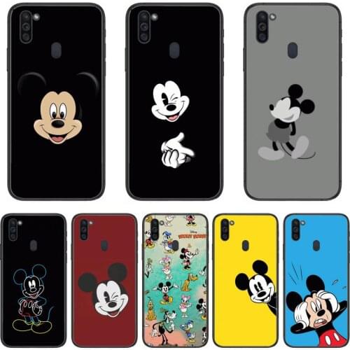 Micky Mouse Disney Mobile Phone Case Hull For Samsung Galaxy M 10 20 21 31 30 60S 31S Black Shell Art Cell Cover TPU