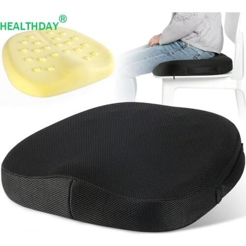 Coccyx Pillow Mesh Fabric Breathable Memory Foam Anti-Decubitus Car Sciatica Pillow Reduce Hip Pain Care Caudal Vertebrae Pillow