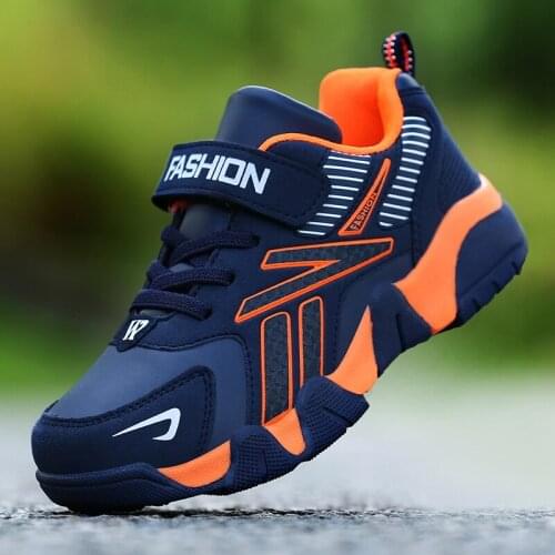 Sport Kids Sneakers Boys Casual Shoes For Children Sneakers Shoes Leather Anti-slippery Fashion Mesh Shoes and Cotton Shoes