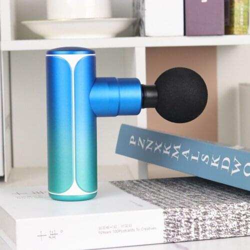 Mini Massage Gun Body Massage Muscle Relax Pain Relief Light Weight Massager for Body Massage with 6 Heads Best gift for Family