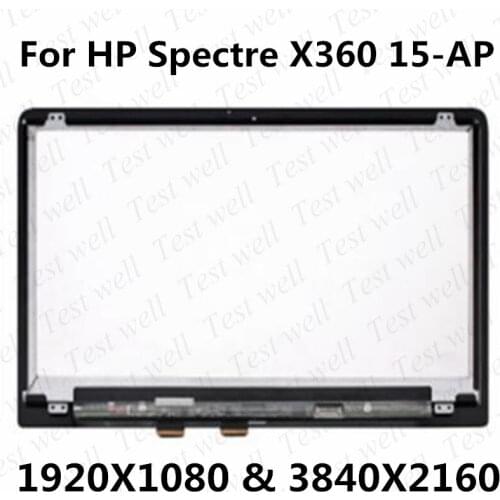 Original 15.6'' LCD LED Display Touch Digitizer Assembly For HP Spectre X360 15-ap series 15-ap006ng 15-ap005nf 15-ap002nf