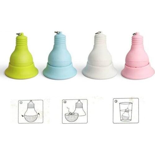 Ow Lamp Bulb type -Tea Strainer - Infusers-Cute Tea Balls-Tea device -Fashion Tea filter bags- Teaspoon, best Christmas gift