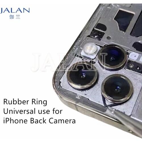 1bag Waterproof Apron Rubber Ring Universal Use For X XS MAX XR 11 12 PRO MAX Big Hole Back Glass Rear Camera Sinking Problem