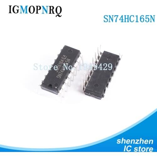 10PCS/lot SN74HC165N DIP16 SN74HC165 74HC165N 74HC165 Counter shift register 8-Bit Parallel-Load