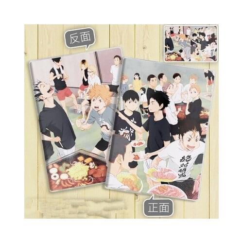 2021New Haikyuu!! Hinata Shoyo Tobio Kageyama Notebook Student Jotter Cosplay School Supplies Notepad Diary Stationery Xmas Gift