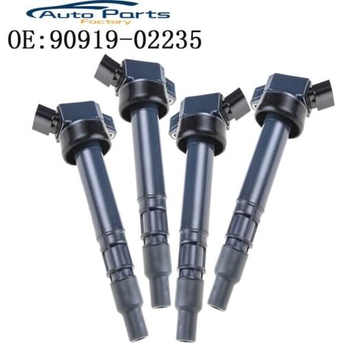 4PCS New Ignition Coil For Toyota Corona ST210 Vista Ardeo SV50 Nadia SXN10 90919-02235 9091902235
