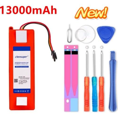 Chensuper 13000mAh Robotic Vacuum cleaner Battery for Xiaomi Robot ROBOROCK Vacuum Cleaner S50 S51 S55 Mijia Gen 1st T4 T6