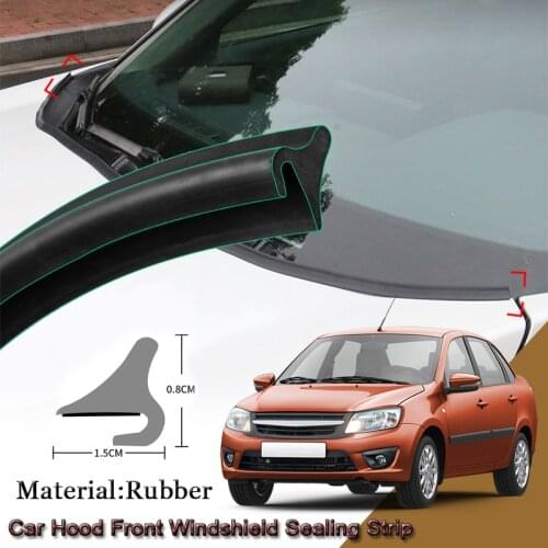 DIY Car Seal Strip Windshied Spoiler Filler Protect Edge Weatherstrip Strips Sticker Car Accessories For LADA Granta 2012-2020