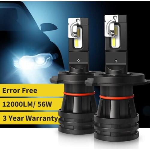 Car Headlight 12000LM H4 LED H7 LED Headlight H1 H3 H8 H11 9005 9006 Car Auto Headlamp Led Lights Car Light Bulbs Automobiles