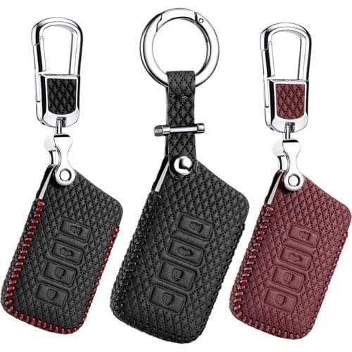 Luckeasy car key cover for lexus IS ES GS NX RX LX 570 2012 2015 2016 Case Remote Keys Shell leather key4y