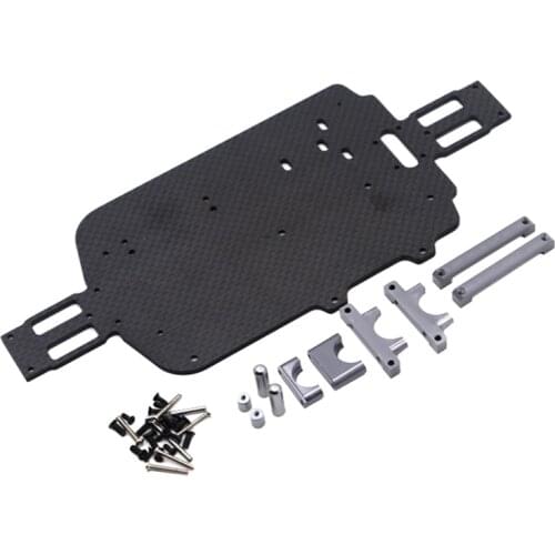 Upgrade Carbon Fiber Chassis Parts for WLtoys A959 A979 A959B A979B 1/18 RC Car Replacement