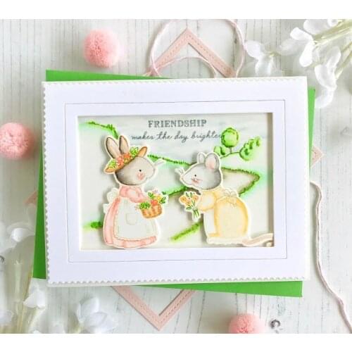 Tag Photo Frame Metal Cutting Dies Stencils DIY Scrapbooking Paper/photo Cards Embossing Dies