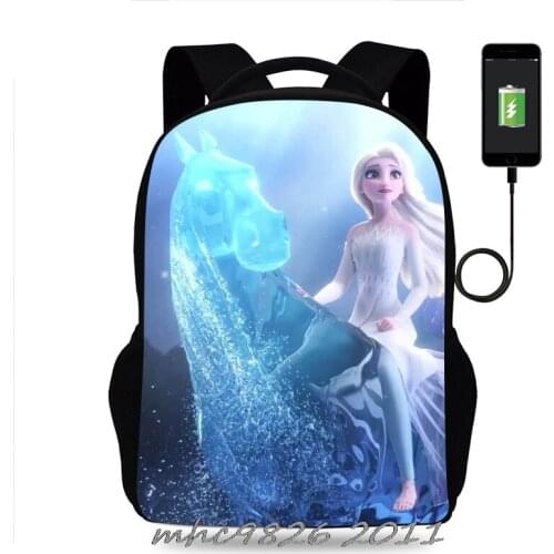 Disney Backpack 16inch Children School Bags Frozen Elsa Kids Backpack Boys Girls Teenagers Schoolbag Mochila Escolar