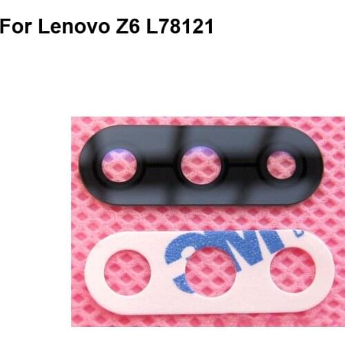 For Lenovo Z6 L78121 Rear Back Camera Glass Lens Cover Frame Replacement Cell Phone Repair Parts For LenovoZ6 Z 6 L 78121