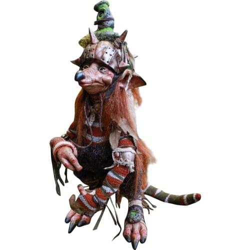 2021 Hot Selling Garden Big Goblin Garden Leprechaun Character Sculpture Decor Resin Handmade Halloween Cosplay For Kids Gift