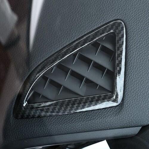 For Honda Civic 2016-2019 10th ABS Carbon Fiber Color Interior Console Dashboard Panel Air Condition Cover Trim LHD