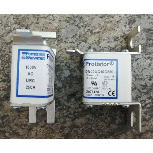 Fuses: DN00UD10C100L 1000C URD 100L D80 D075535 / DN00UD10C125L M076417 / DN00UD10C140L N076418 aR