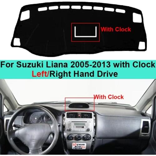 Anti-Slip Car Inner Dashboard Cover DashMat For Suzuki Liana 2005 - 2013 Rug Carpet Cushion Sun Shade Pad Protector 2006 2007