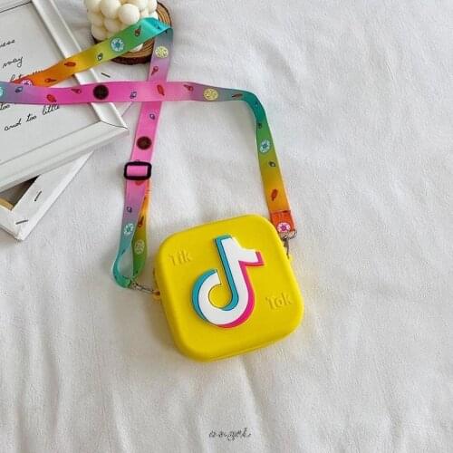 Tik Tok silica Cartoon Princess Parent Child Bag Kids Travel Crossbody Shoulder Bags Money Phone Pouches For Baby Girls