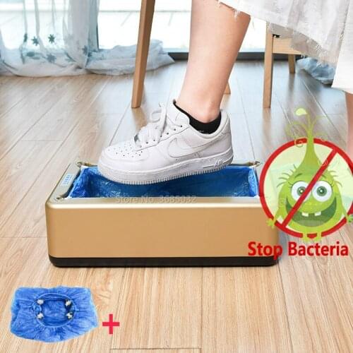 New Intelligent Shoe Cover Machine Stop Bacteria Automatic Shoe Sleeve Tool Disposable Foot Cover Machine Shoe Film Device