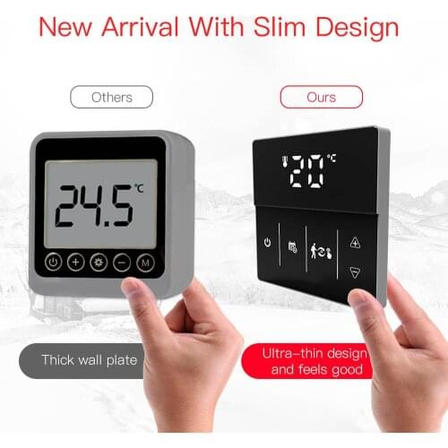 WiFi Smart Thermostat Temperature Controller for Electric Floor Heating Touch Control Programmable APP Voice Control Thermostat