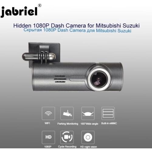 Jabriel 1080P car dvr dash cam 24 hour video recorder rear Camera for mitsubishi lancer outlander asx suzuki swift jimny vitara