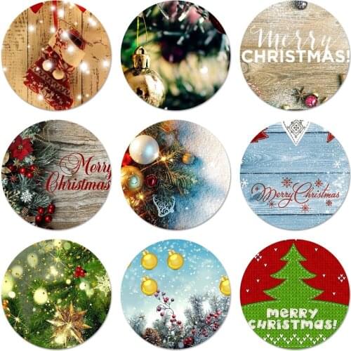 I wish you Merry Christmas Icons Pins Badge Decoration Brooches Metal Badges For Backpack Decoration