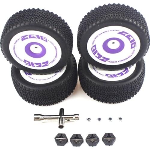 For WLtoys 124019 1/12 RC Car Spare Parts Front & Rear Tire Tyre Wheel Accessories