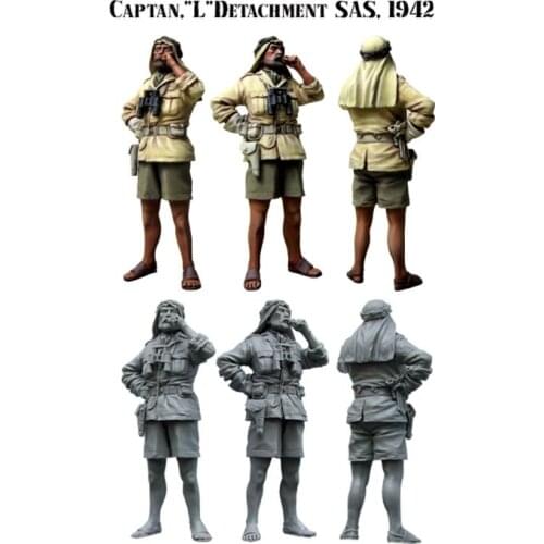 1/35 scale WW2 British Army in North Africa 1942 WWII Resin Model Kit figure Free Shipping