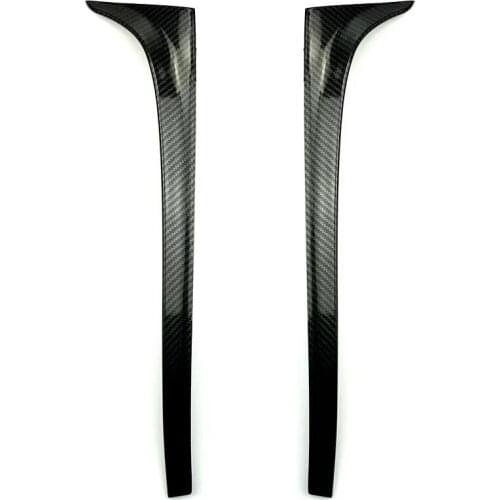 1 Pair Gloss Black Rear Window Side Spoiler Stickers Trim Cover for V-W for Volkswagen Golf 7 height 7 Golf 7 Canards Splitter